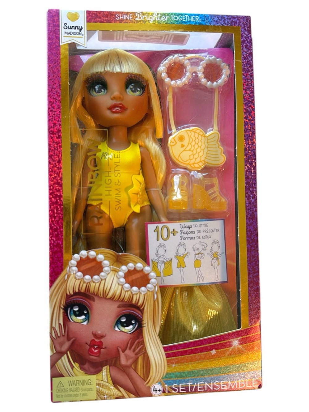 NWT RainbowHigh doll Sunny Madison - summer swim